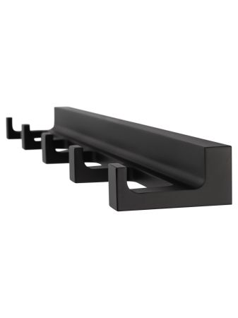 Вешалка с 5 крючками для ванной WONZON & WOGHAND ECLIPSE, Черный (WW-9155-BL)