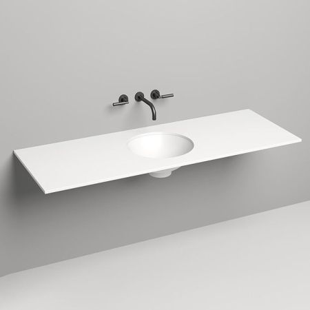 SALINI Столешница 1500х500х15 мм, из материалв S-Stone, цвет белый матовый, артикул 200124M