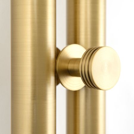 Крючок, Сунержа, КАНЬОН, одинарный, ширина, мм-34, глубина, мм-49, высота, мм-34, тип установки-между перемычками полотенцесушителя, для водяных и электрических моделей, материал-нержавеющая сталь, крепления в комплекте, цвет-латунь состаренная, артикул 051-2010-0003