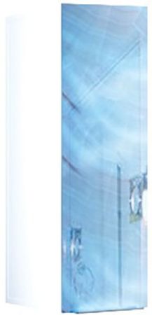 Шкаф пенал Marka One Liriya 25П L Black stone, артикул У73190