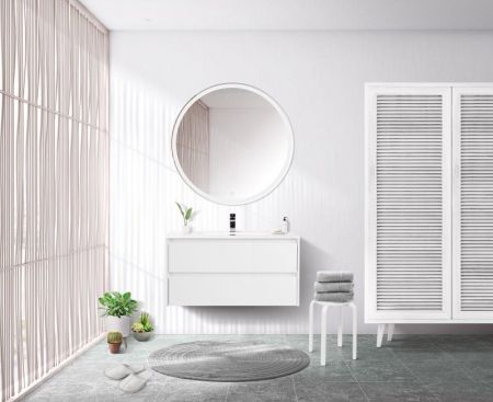 Мебель для ванной комнаты BELBAGNO KRAFT-1000, артикул BB1010/465-LV-VTR-BL