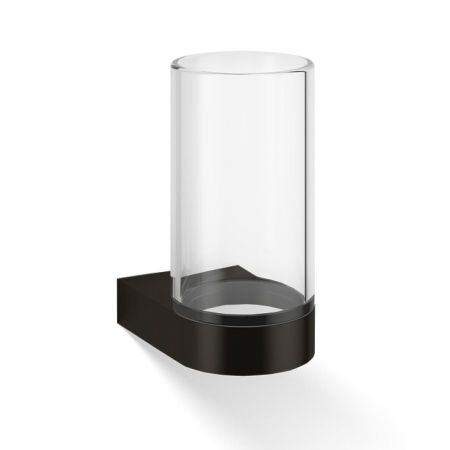 Decor Walther Century WMG Стакан подвесной, прозрачное стекло, цвет: черный матовый, артикул 0586760