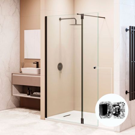 Душевая перегородка RGW WA-054B (WA-010B + Z-072B) (Прозрачное, 1400), артикул 351005443-14