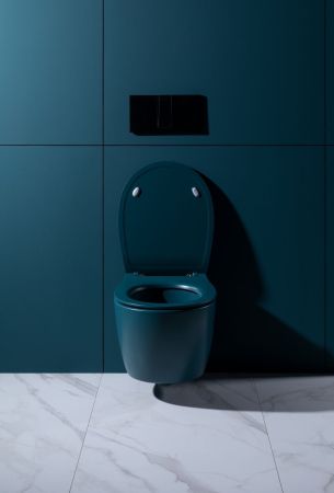 Чаша подвесного унитаза Allen Brau Fantasy 4.11004.PT петроль, артикул 4.11004.PT