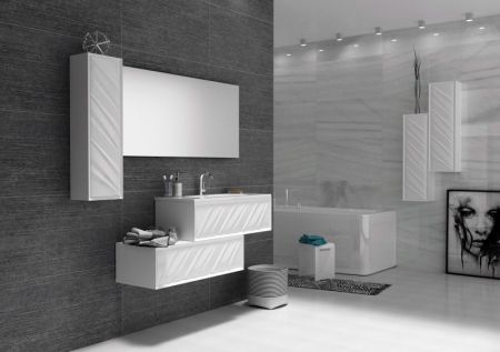 Тумба Marka One Glace 100П У73576 подвесная Белая глянцевая, артикул У73576