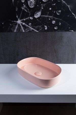 Раковина накладная Allen Brau Fantasy 55 4.11022.SM розовый, артикул 4.11022.SM