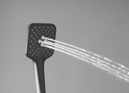 душевые стойки Vincea Душевая стойка Cube VSFS-1C1BG с изливом, брашированное золото,, артикул VSFS-1C1BG