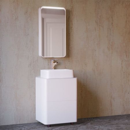 Тумба под раковину Raval Pure 56 Белая