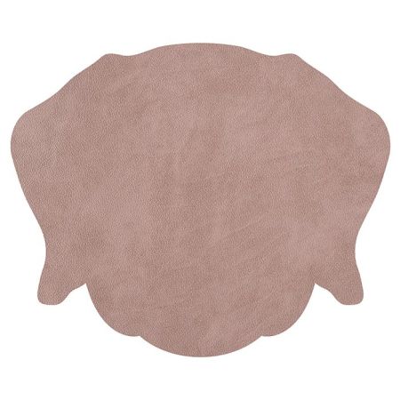 ADJ Плейсмат детский Dog, 42x35 см., цвет: устричный/пепельная роза, артикул 0101.02/07