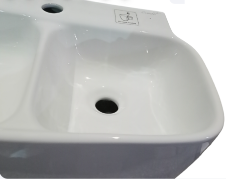 Раковина подвесная Cerutti SPA Double MARCO (670x350x300)