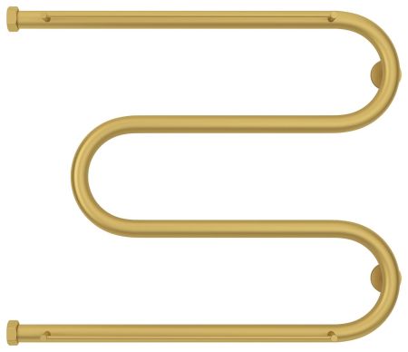 Полотенцесушитель водяной "М-обр.+" 2П 500х650 Н. Г. 1" (Матовое ЗОЛОТО), артикул 032-4008-5065