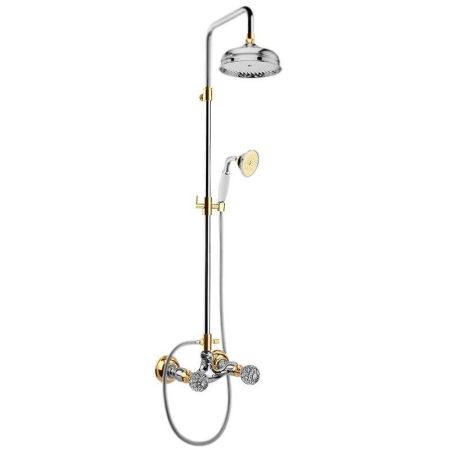 Душевая система Webert Karenina KA760405017, хром/золото, артикул KA760405017