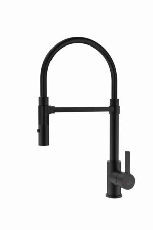 Смеситель для кухни Rose R133H, черный, артикул R133H