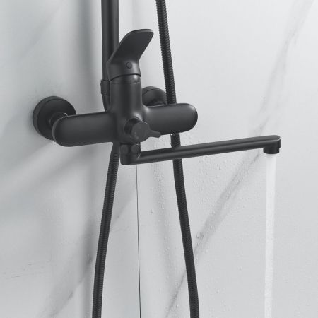 Душевая система Raffine F3685H, черный, артикул F3685H