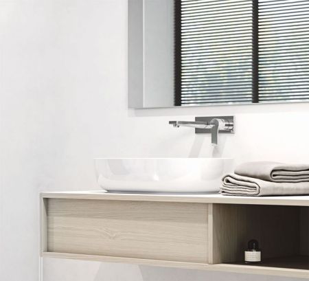 Смеситель для раковины, Kludi, ZENTA SL, тип открывания воды-однорычажный, тип регулирования воды-керамический картридж, монтаж-настенный встраиваемый, отверстия для монтажа-2, вынос излива, мм-180, тип излива-неподвижный, донный клапан-отсутствует, станд, артикул 482470565