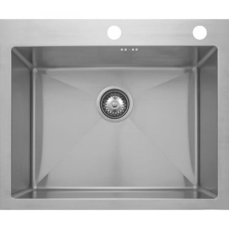 Мойка Seaman Eco Marino SMV-600, два отверстия (Ø35мм), комплектация с вентиль-автоматом