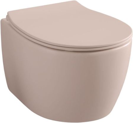 Чаша подвесного унитаза Allen Brau Fantasy 4.11004.SM розовый, артикул 4.11004.SM