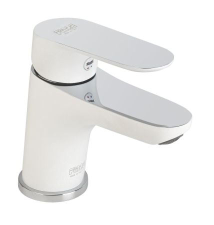 Смеситель для раковины Fiore KEVON CHIC 81WX8120, хром/белый, артикул 81WX8120