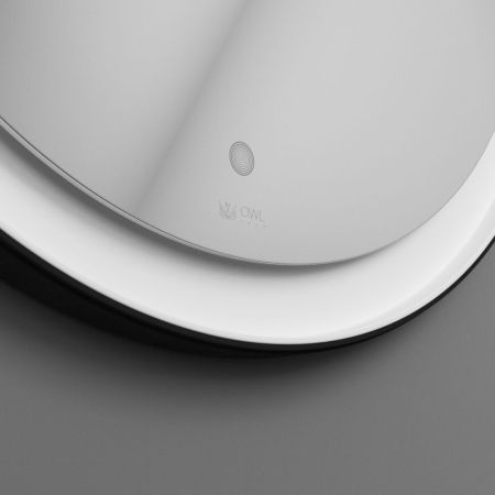 Viken Black Зеркало с LED подсветкой, D650