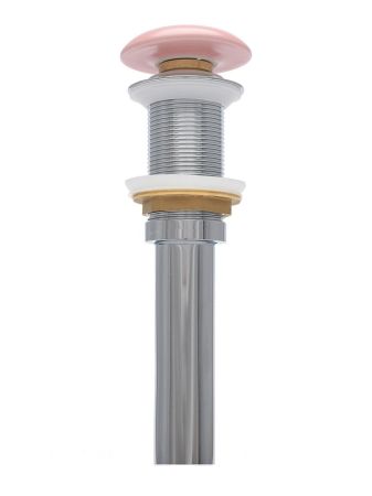 AQM7002-0MP Донный клапан без перелива, керамическая накладка, цвет розовый матовый, артикул AQM7002-0MP