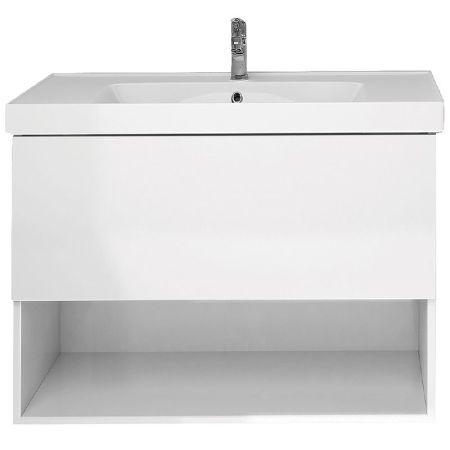 PERFECTO Тумба 60 см подвес. 1 ящ., push-to-open, белый глянец