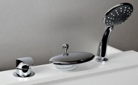 Смеситель на борт ванны Bravat Niagara F5140197CP-RUS Хром, артикул F5140197CP-RUS