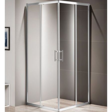 Душевой уголок Cezares Momento A-2 100х100 профиль Хром стекло прозрачное, артикул MOMENTO-A-2-100-C-Cr