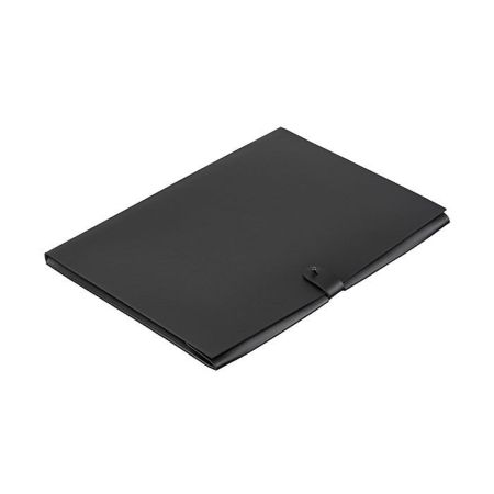 ADJ Папка для бумаг А4, 23x31 см., цвет: черный/серый, артикул 1624.01/03