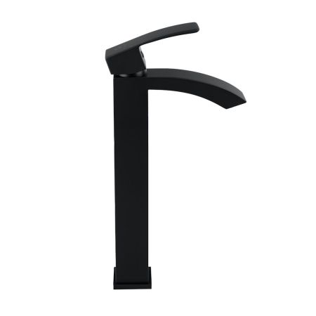 Смеситель для раковины высокий FILARETE Waterfall FL6010BL, черный