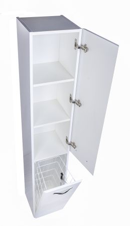 Колонна универсальная "Каре 30 L" с корзиной, Люкс белая, PLUS, артикул СС-00002325