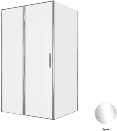 Душевой уголок Allen Brau Priority 120x90 3.31007.00 + 3.31016.00 хром, артикул 3.31007.00 + 3.31016.00