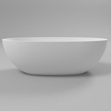 Ванна WHITECROSS Diamond 170x87 (белый мат) иск. камень, артикул 0201.170087.200