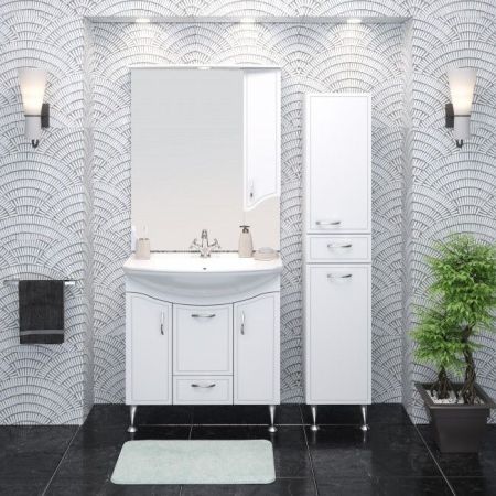 Тумба под раковину Runo Севилья 85 4620750021764 Белая