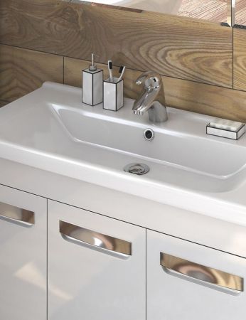 Тумба под раковину напольная VIGO Plaza tn.PLA.MIR.80.2D.2Y, 80 см, артикул tn.PLA.MIR.80.2D.2Y