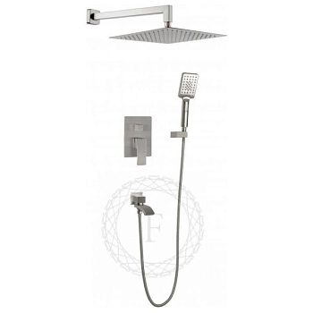 Душевая система встраиваемая FILARETE Waterfall FL1010NK, никель