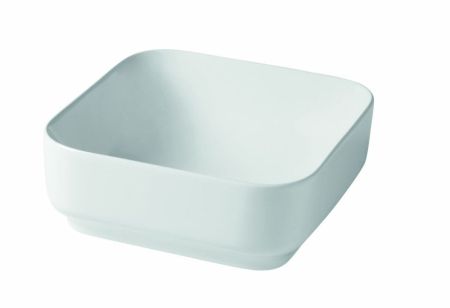 Hidra Gio, накладная квадратная раковина 40х40х15h см, цвет белый глянцевый, артикул G43E/001