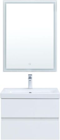 Мебель для ванной Aquanet Беркли 60 белый глянец (2 ящика), артикул 00306358