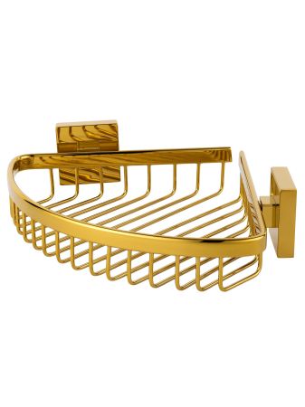 Полка для ванной угловая WONZON & WOGHAND POLO, Темное золото (WW-8944-DG)