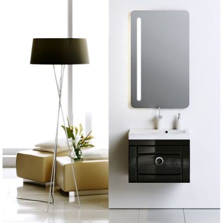 "Инфинити" Тумба под умывальник подвесная с ящиком, цвет белый Inf.01.06/001, ТМ «AQWELLA», артикул Inf.01.06/001