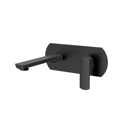 смесители для раковины Vincea Смеситель для раковины Next VBFW-1N1MB встраиваемый однорычажный, черный ,, артикул VBFW-1N1MB