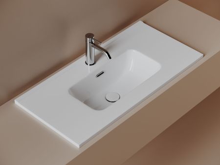 CN7026 Раковина мебельная накладная Компакт (Compact) 810x395x170, цвет белый, артикул CN7026