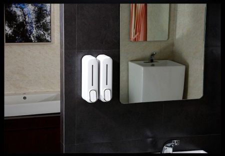 Дозатор для жидкого мыла CeramaLux F7020 Белый, артикул 