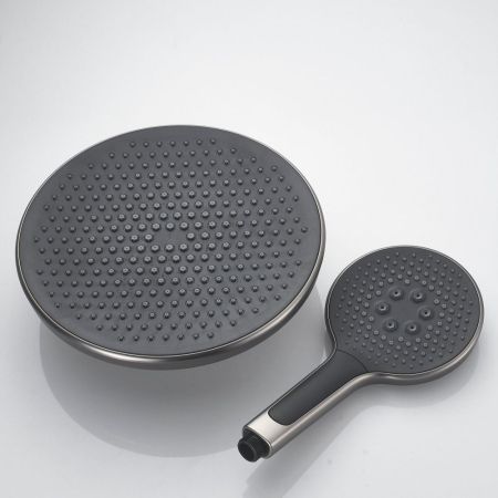 Душевая система Rose R3936T, оружейная сталь, артикул R3936T