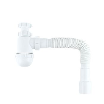 Сифон бутылочный IDDIS Optima Home 1.1/4x40мм, с гофротрубой 40/50мм (900B000010VD)