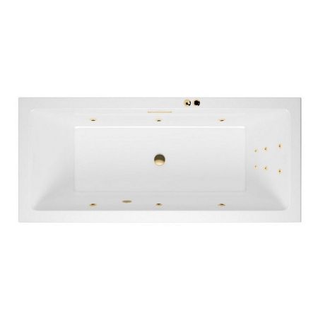 Ванна EXCELLENT Heaven Slim 170x75 "LINE" (золото), артикул WAEX.HEV17S.LINE.GL