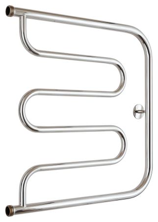 Полотенцесушитель "СТИЛЬЕ" ТАНДЕМ 600х600 резьба-сгон 1" (Без покрытия), артикул 00011-6060