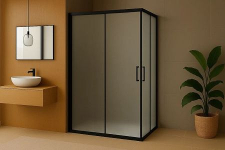 Душевой уголок Royal Bath RB HPD-C-BL 105х85х200 (матовое), артикул RB85105HPD-C-BL