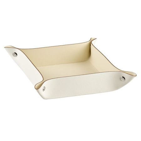 Colombo Adj Мелочница, 20x14H5 см, цвет: белый/панна котта, артикул BADJ0109-1016