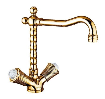 Смеситель для кухни Fiore VENERE SKY (SWAROVSKI®) 13OO0625, золото, артикул 13OO0625