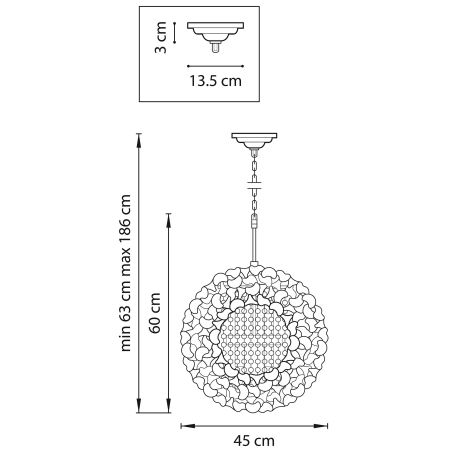 Подвес Verona Lightstar 727061, артикул 727061